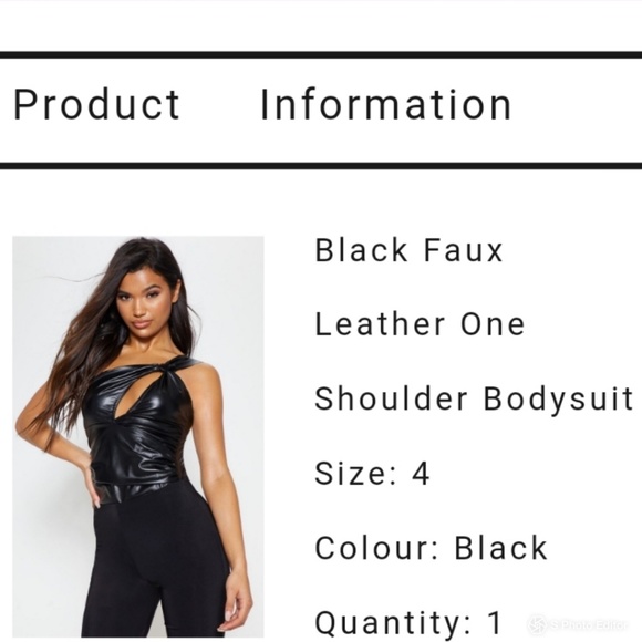 Black body suit - Picture 1 of 1